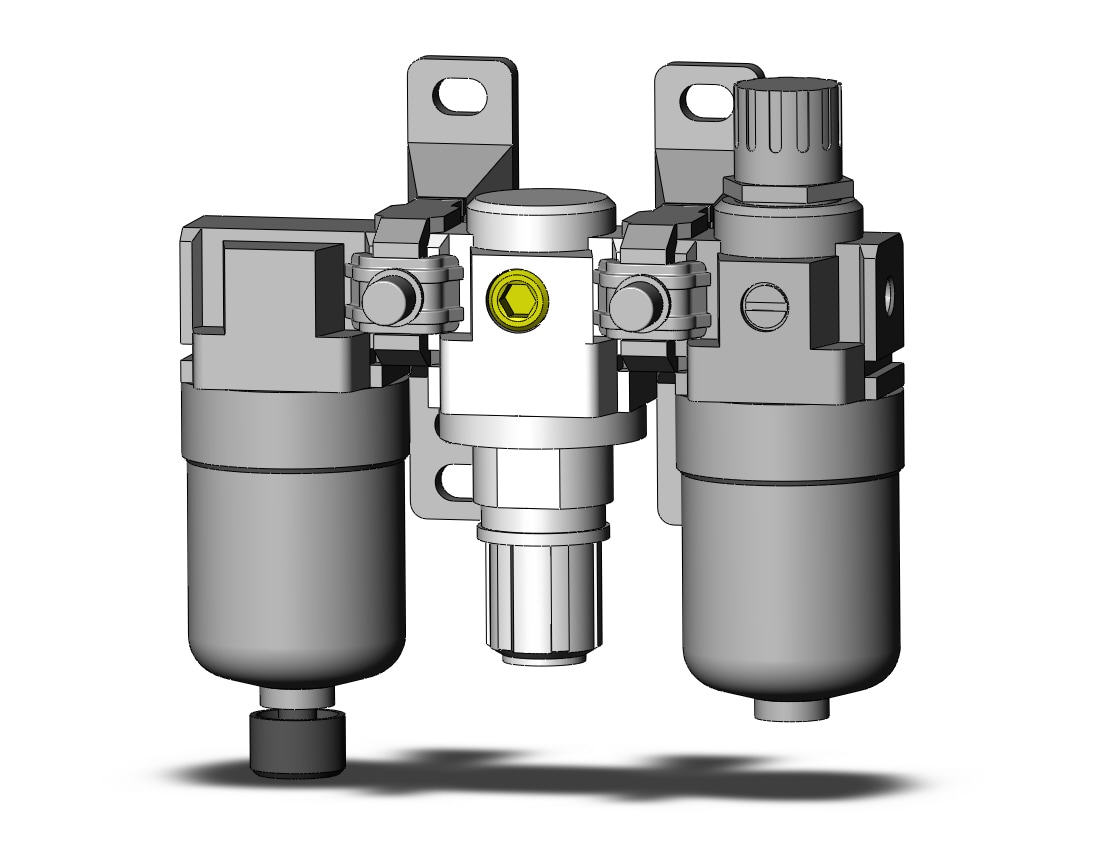 SMC AC20-N01-T-3CZ-A f/r/l combo modular, MODULAR F.R.L.