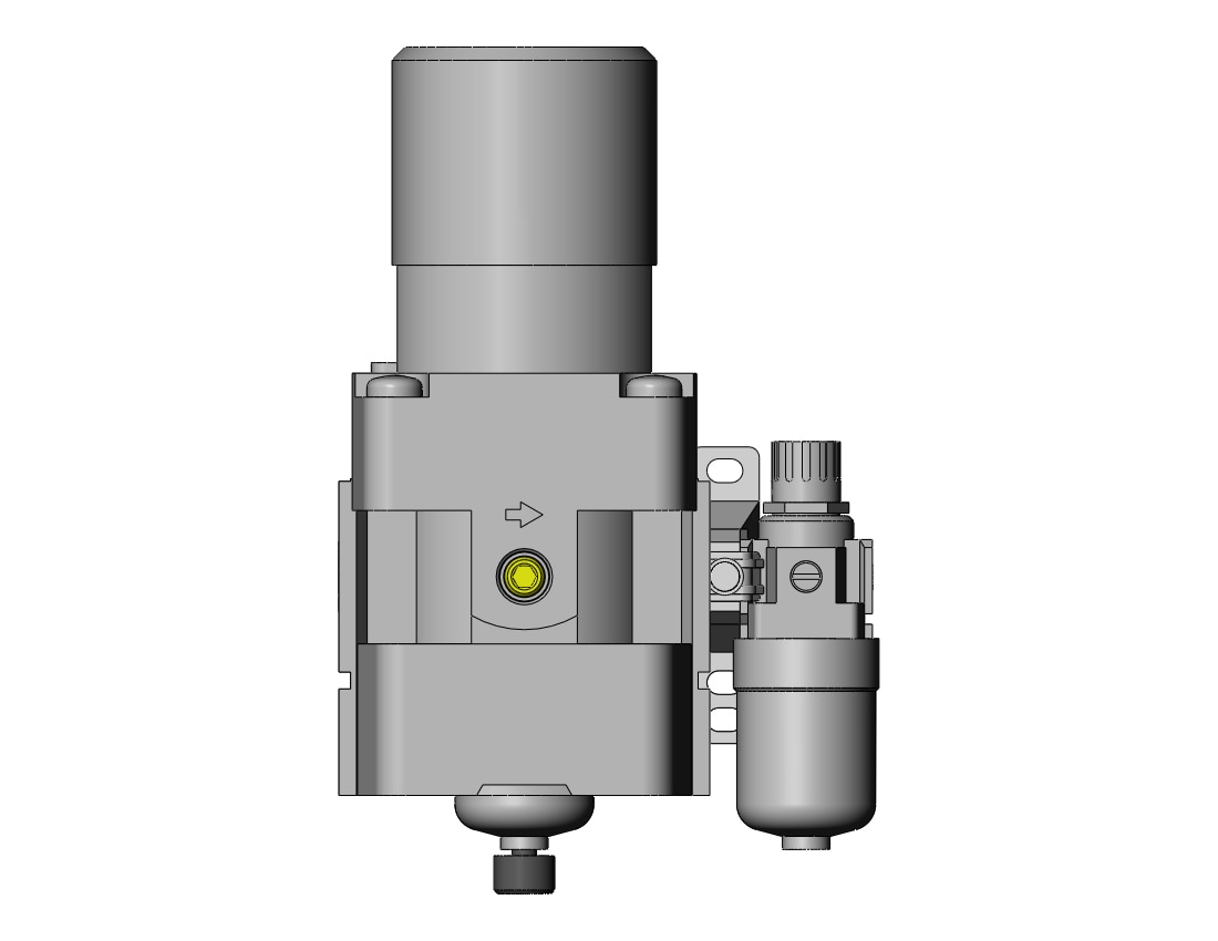 SMC AC20A-N02C-V-6Z-A fr/l combo modular, MODULAR F.R.L.