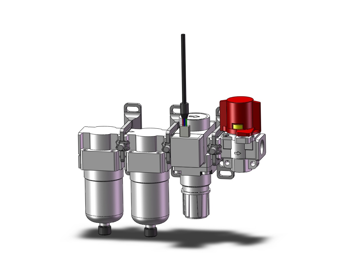 SMC AC30C-02E1-V1-B f/ms/r combo modular, MODULAR F.R.L.