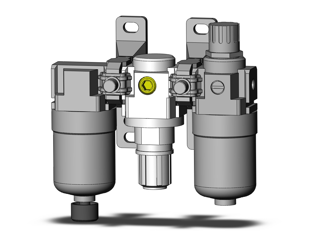 SMC AC40-N03CG-3Z-A f/r/l combo modular, MODULAR F.R.L.