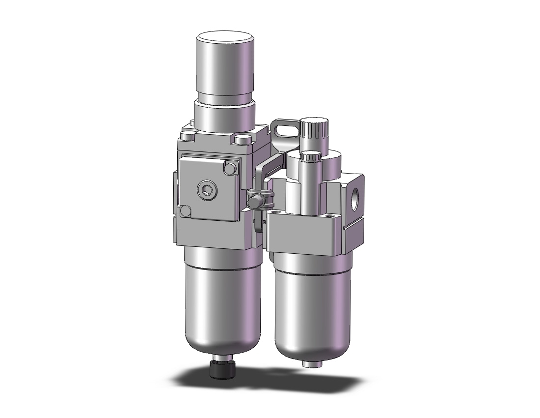 SMC AC40A-N06C-2NZ-B fr/l combo modular, MODULAR F.R.L.