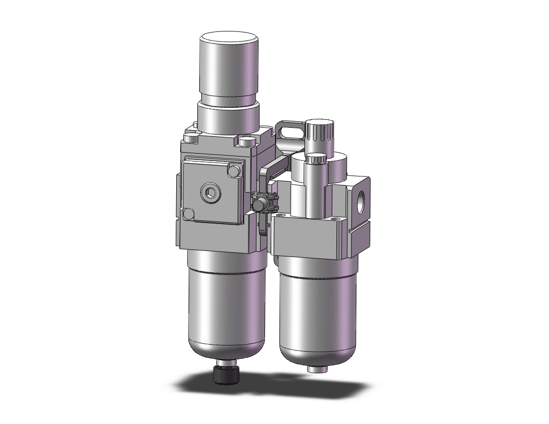 SMC AC50A-06DE-B fr/l combo modular, MODULAR F.R.L.