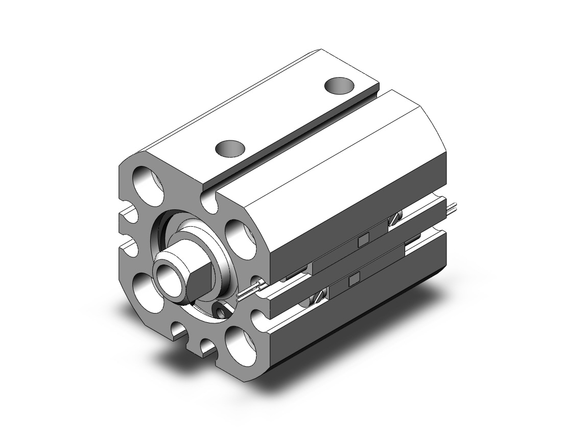 SMC CD55B32-20-M9BL cyl, compact, iso, auto sw capable, ISO COMPACT CYLINDER