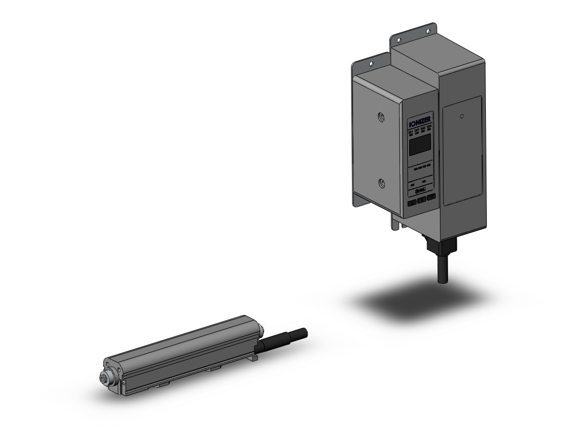 SMC IZT41-22D3BHRP-3BU ac type ionizer package, BAR IONIZER SEPARATE CONTROLLER