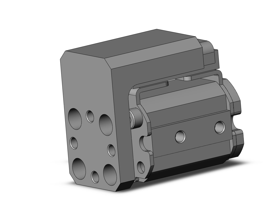 SMC MXZ20L-50L cylinder, air, COMPACT CYLINDER W/LINEAR GUIDE