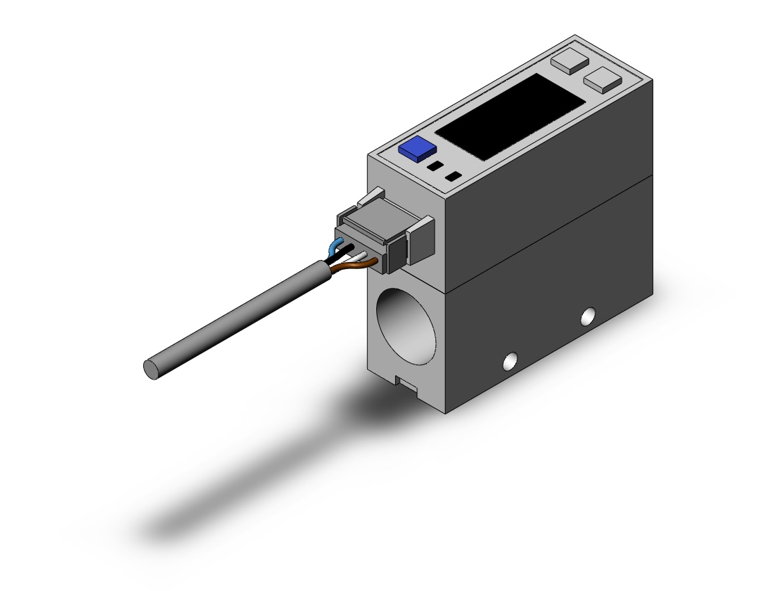 SMC PFM711S-N02L-B-N-Z 2-color display digital flow meter, DIGITAL FLOW SWITCH