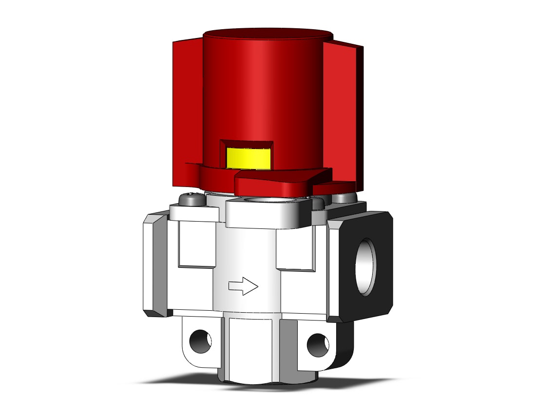 SMC VHS20-F02A-BS-X1 pressure relief 3 port valve, MECHANICAL VALVE