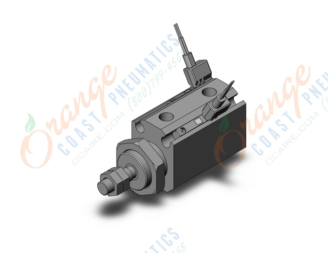 SMC CDJP2B16-10D-M9BWVL cyl, pin, dbl act, sw capable, CJP/CJP2 ROUND BODY CYLINDER