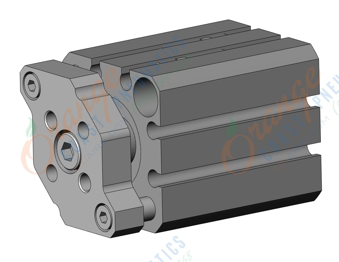 SMC CDQMB20-15-A93L 20mm cqm dbl acting. auto-sw, CQM COMPACT GUIDE ROD CYLINDER