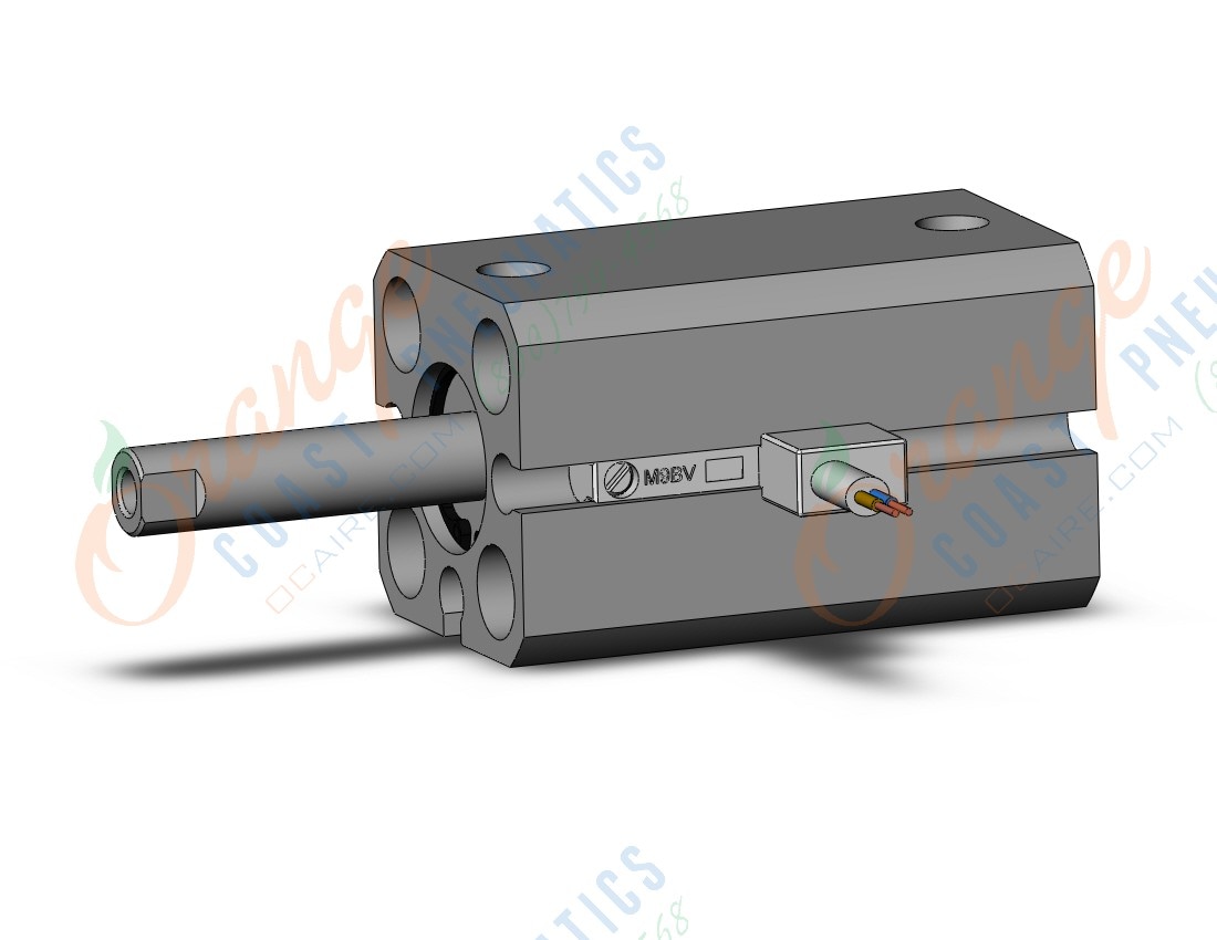 SMC CDQSB12-10T-M9BVLS cylinder, compact, COMPACT CYLINDER