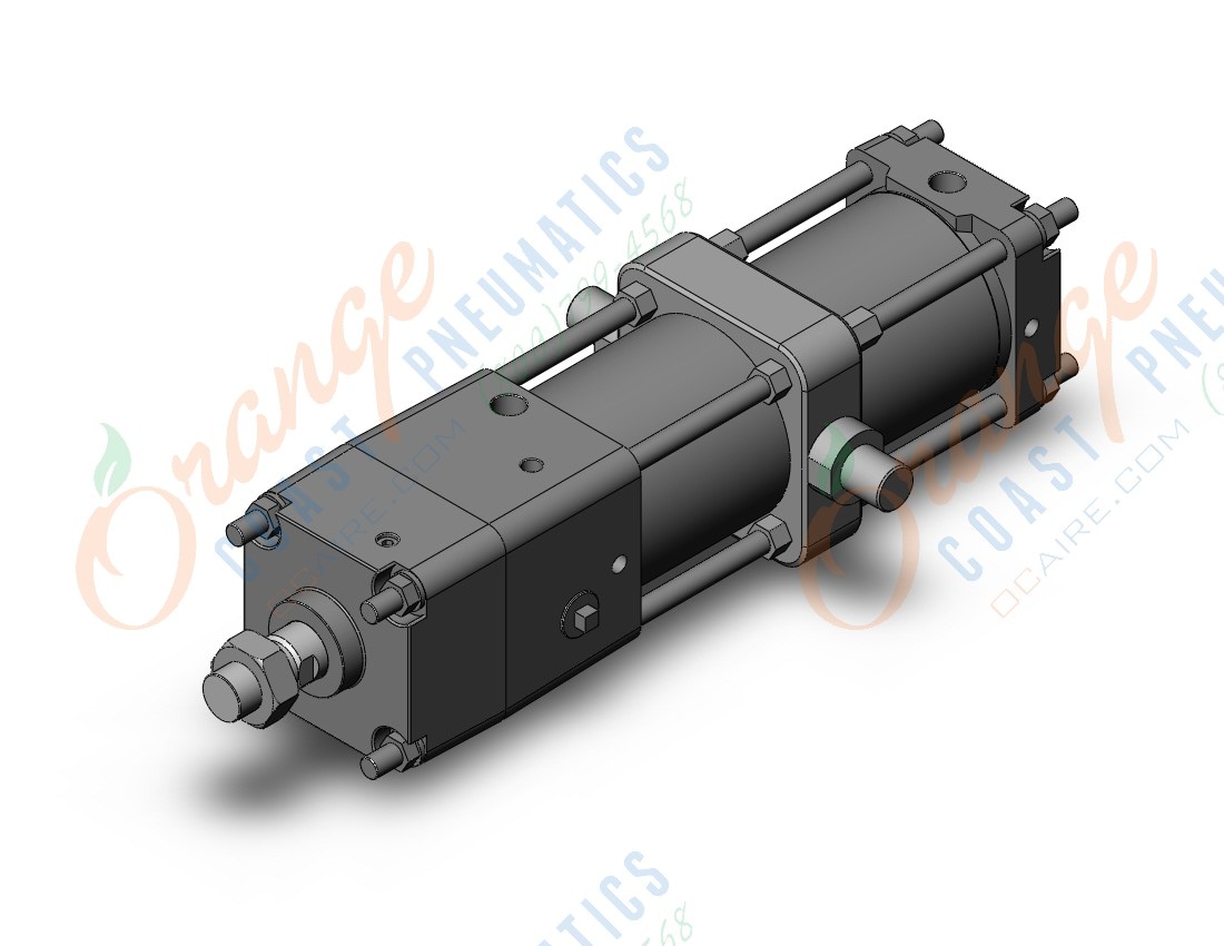 SMC CNA2T100-200-D cyl, tie rod, locking, CNA/CNA2 POWER LOCK CYLINDER