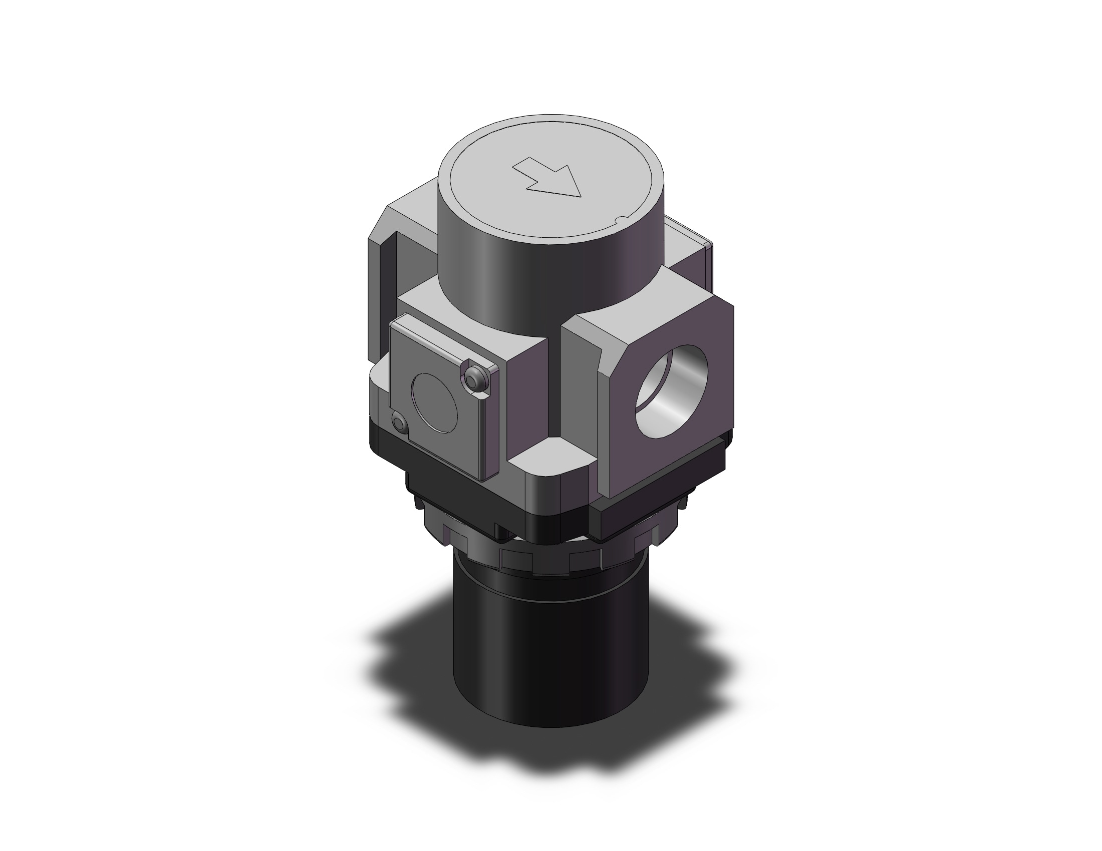 SMC 10-AR40-N04H-Z-B regulator, REGULATOR, MODULAR F.R.L.