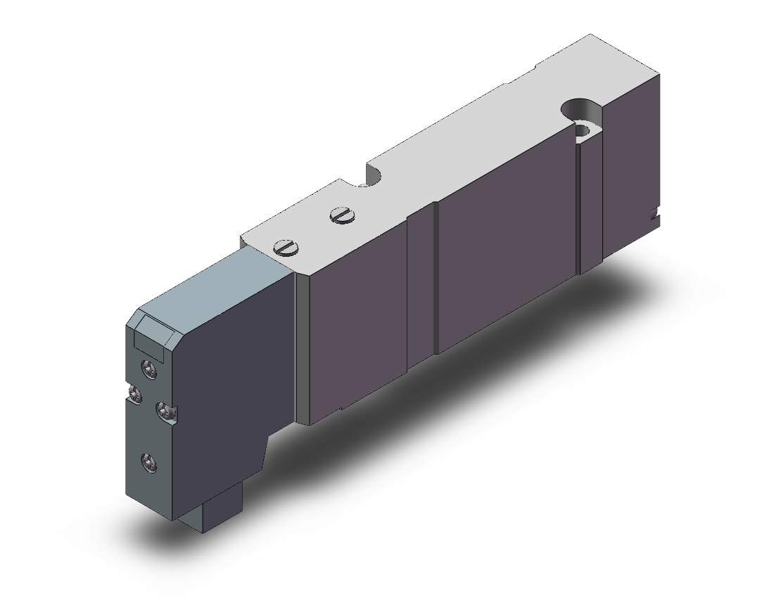 SMC 10-SV2200-5FUD valve, dbl sol, plug-in, SV2000 SOLENOID VALVE, 5-PORT