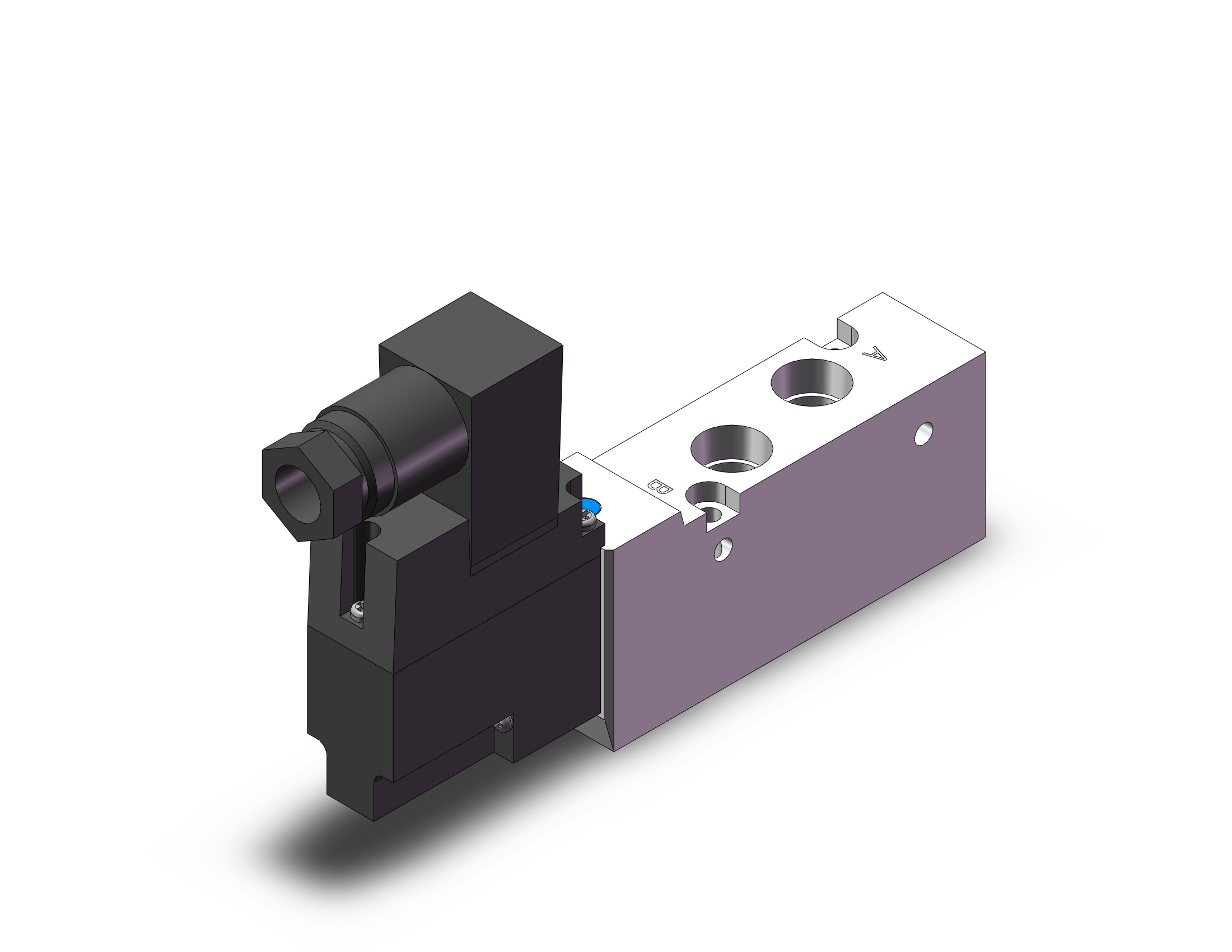 SMC 10-SYJ7123-5DZ-01T valve, sgl sol, clean room, SYJ7000 SOLENOID VALVE 5/PORT