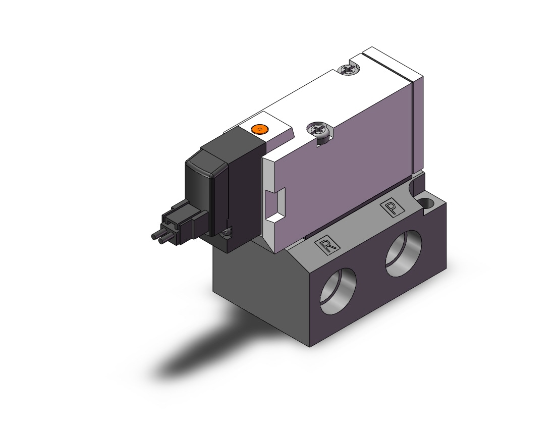 SMC 10-SYJ714M-5LZ-02 valve, sol, base mt, SYJ700 SOLENOID VALVE 3/PORT***