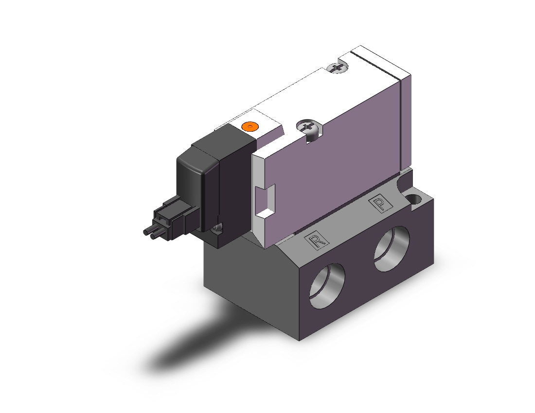 SMC 10-SYJ714M-5LZ-02N valve, sol, base mt, SYJ700 SOLENOID VALVE 3/PORT***