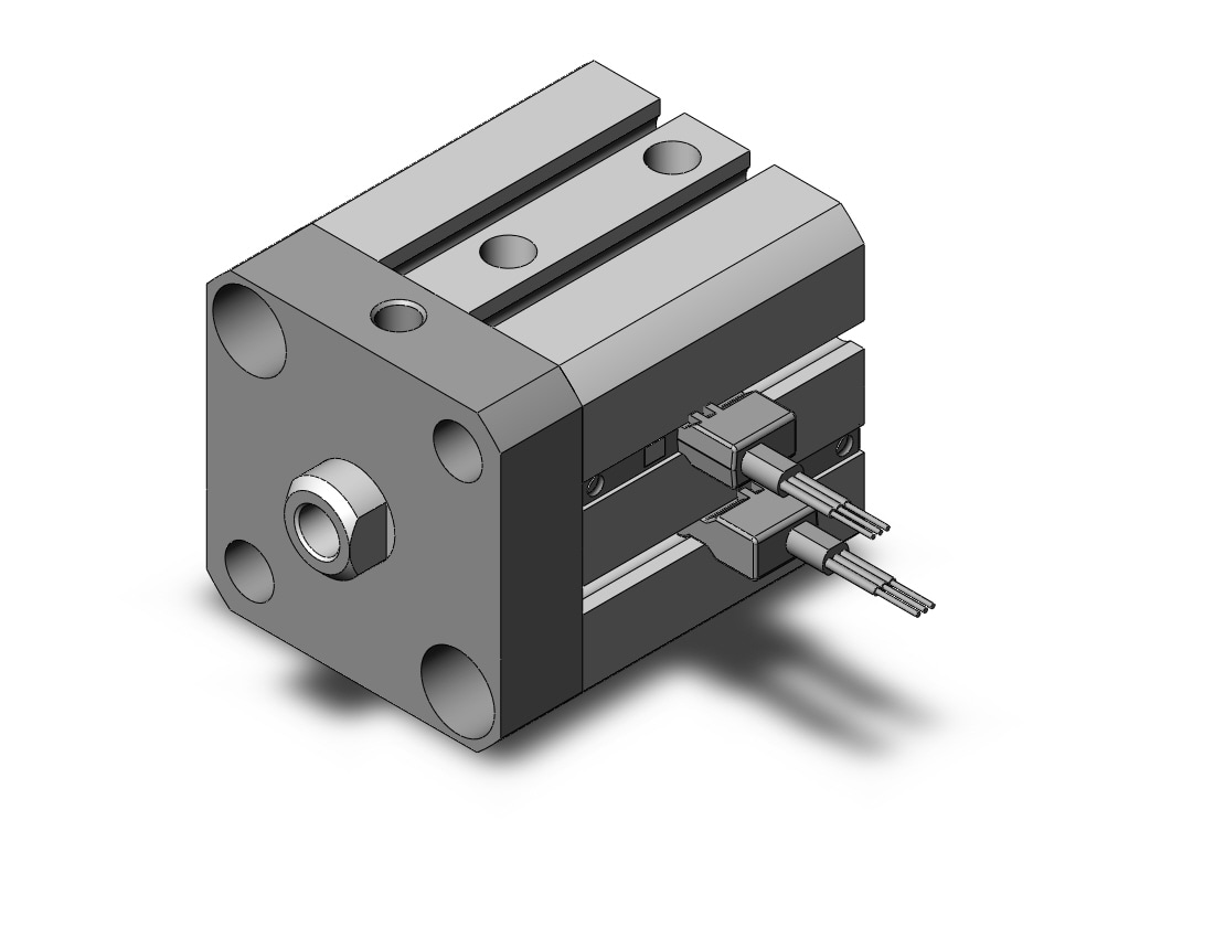 SMC 11-CDQSB20-5D-M9NV cyl, compact, dbl act, CQS COMPACT CYLINDER