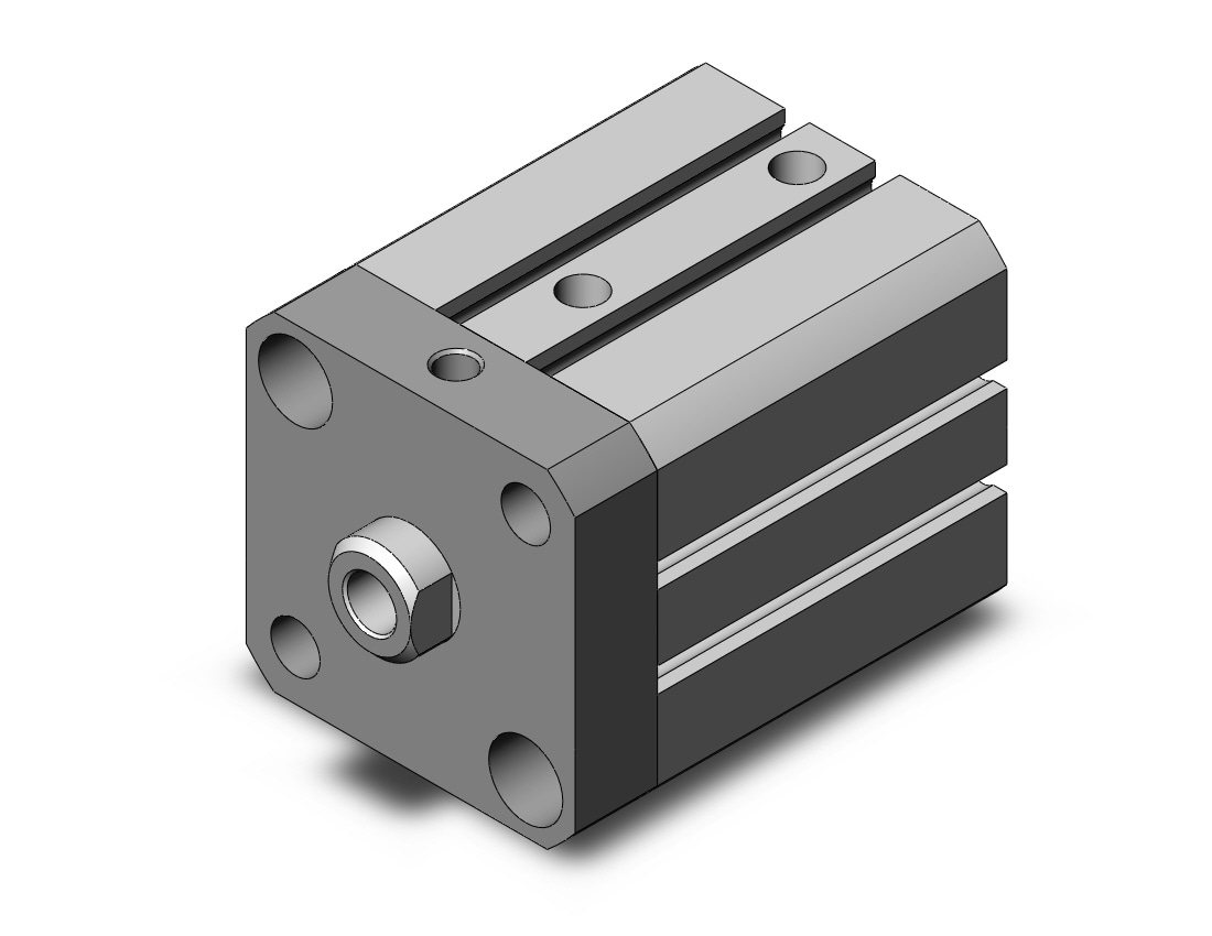 SMC 11-CDQSB25-10D cyl, compact, dbl act, auto-sw, CQS COMPACT CYLINDER***