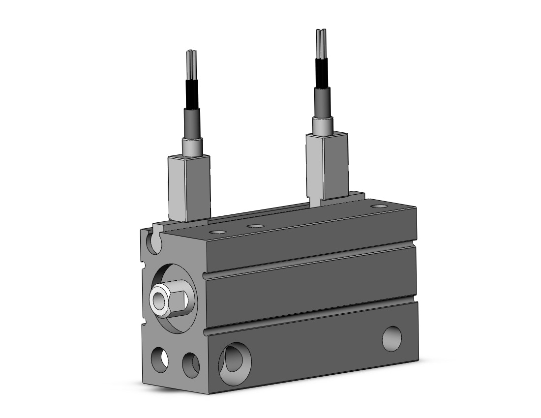 SMC 11-CDUJB12-20D-F8P cyl, free mount, dbl acting, COMPACT CYLINDER