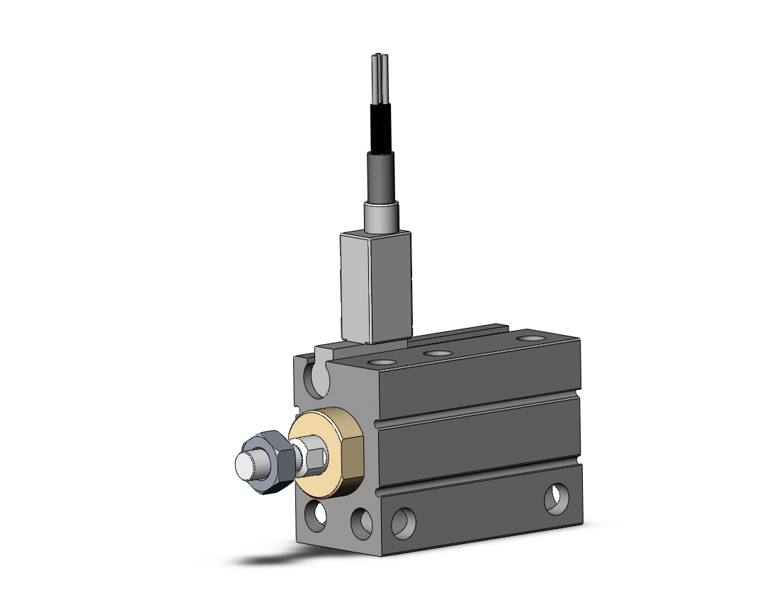 SMC 11-CDUJB6-4DM-F8NLS cyl, free mt, dbl acting, a-sw, CUJ COMPACT MINI FREE-MOUNT