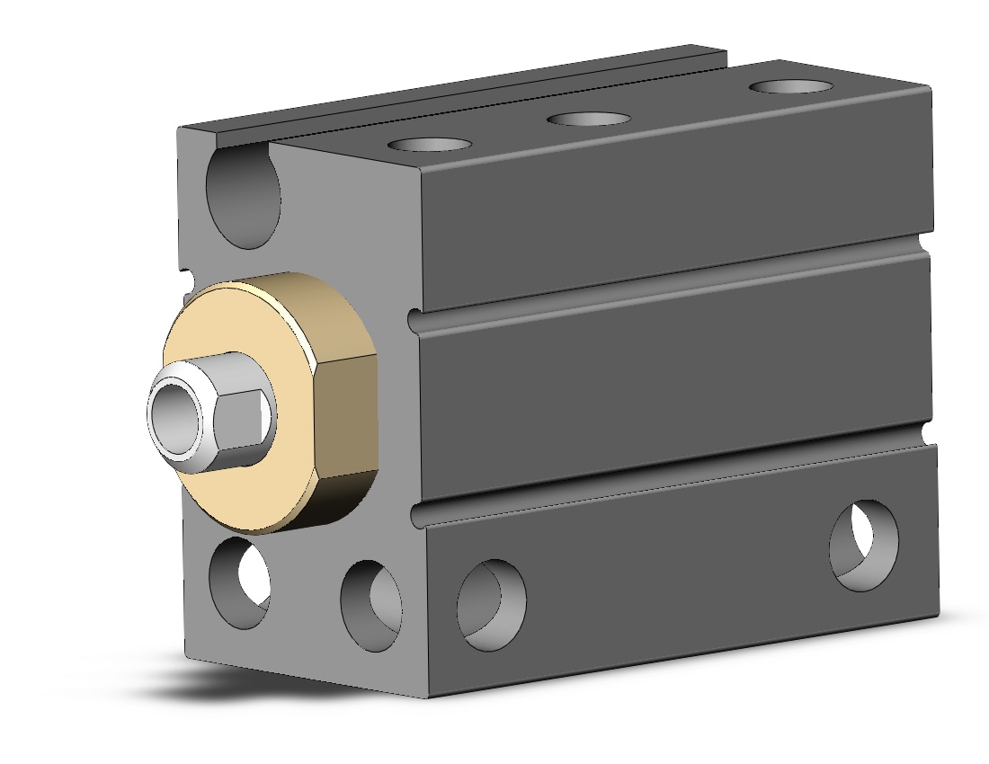 SMC 11-CUJB6-6D cyl, free mt, dbl act clean rm, CUJ COMPACT MINI FREE-MOUNT***