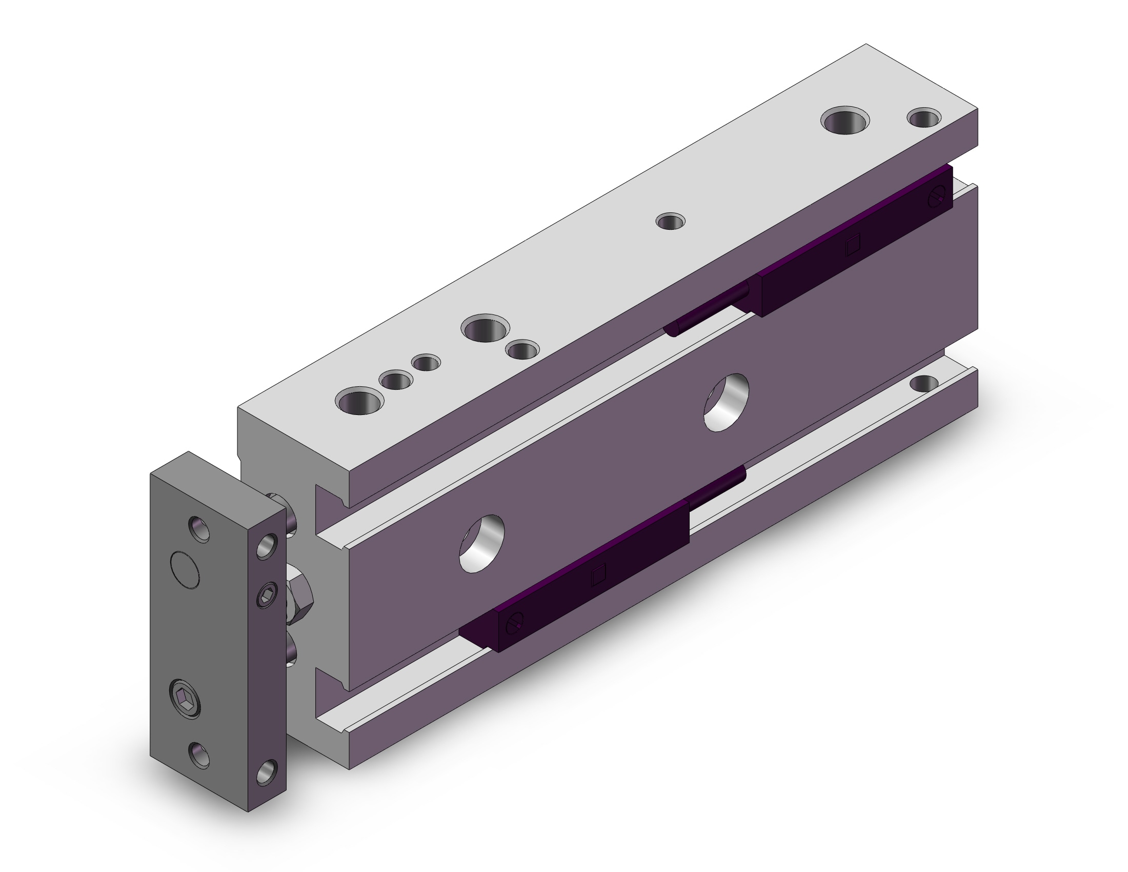 SMC 11-CXSM6-40-Y7PWSAPC cyl, dual rod, clean room, CXS GUIDED CYLINDER