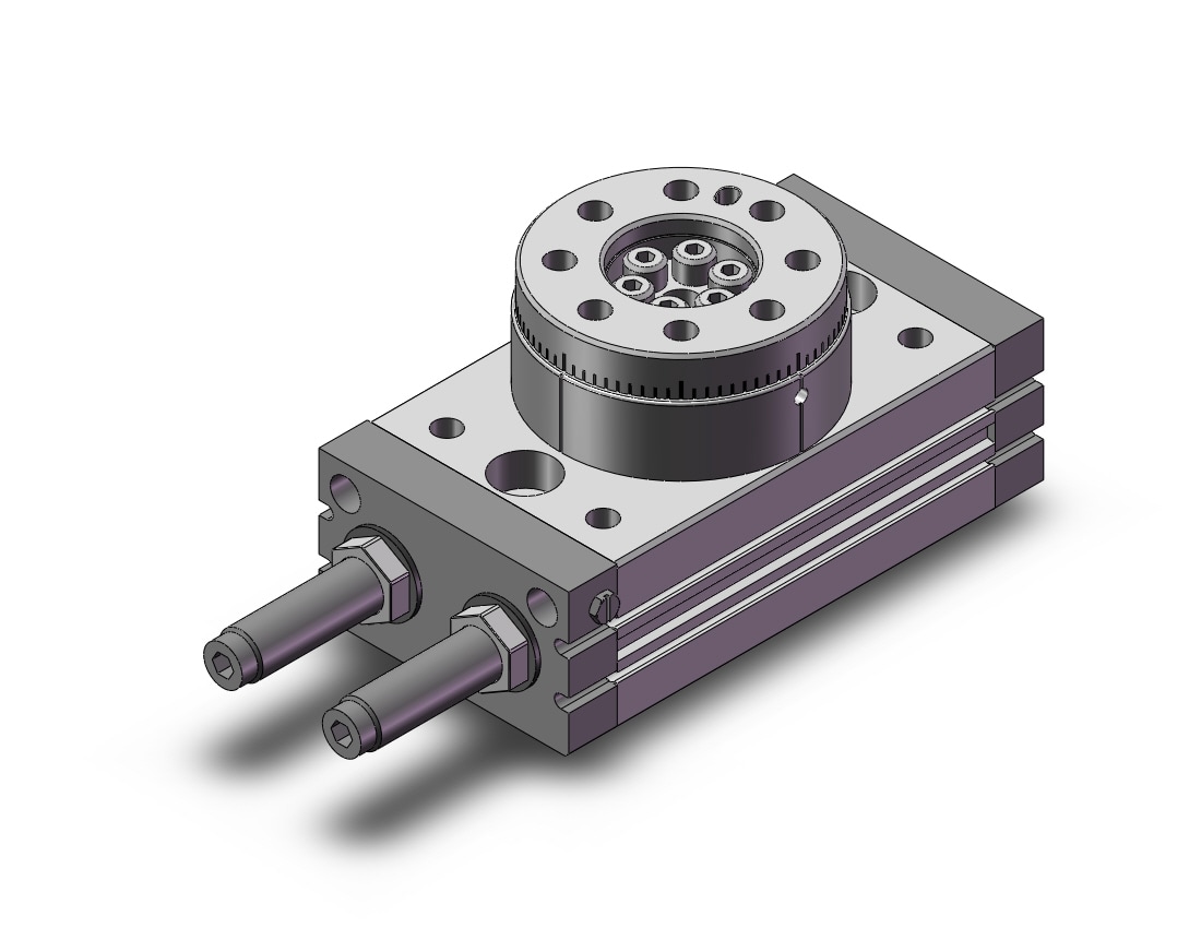 SMC 11-MSQA50R 50mm msq dbl-act auto-sw, MSQ ROTARY ACTUATOR W/TABLE