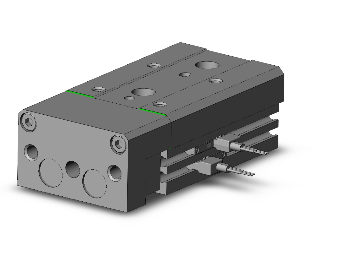 SMC 13-MXS12-10-M9PWVMAPC cylinder, MXS/MXJ GUIDED CYLINDER