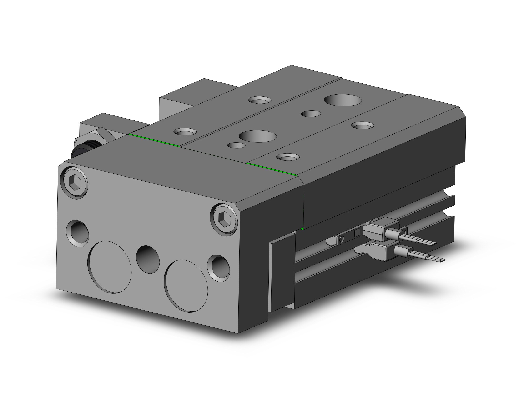 SMC 13-MXS16-20AS-M9PWVSAPC cylinder, MXS/MXJ GUIDED CYLINDER