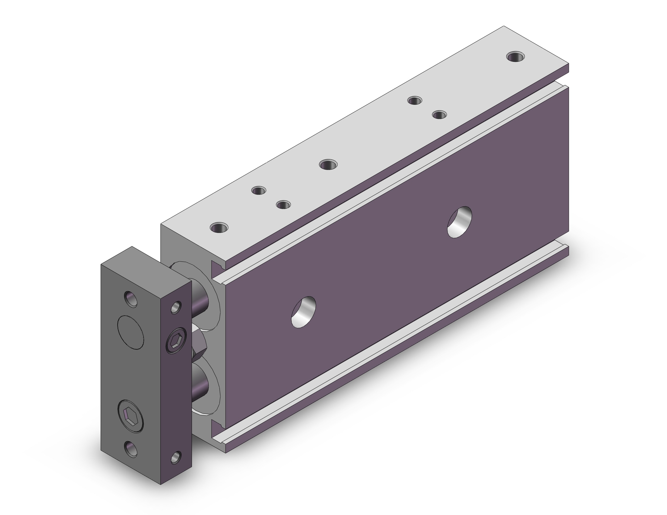 SMC 21-CXSL20-50 cylinder, air, GUIDED CYLINDER