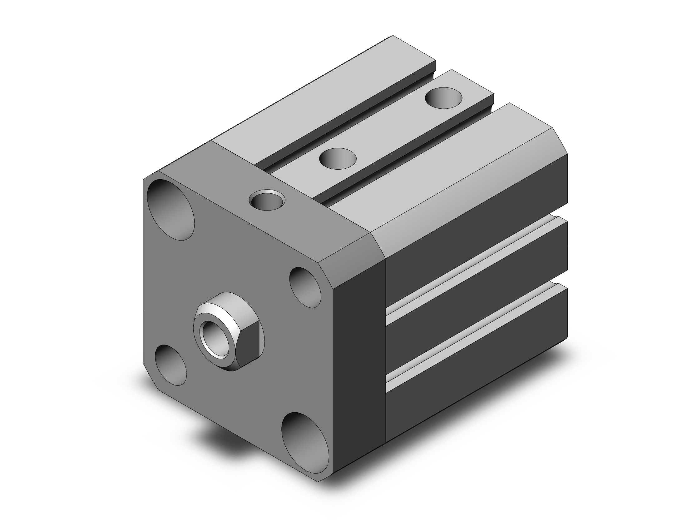 SMC 22-CDQSB20-5D cyl, compact, dbl act, CQS COMPACT CYLINDER