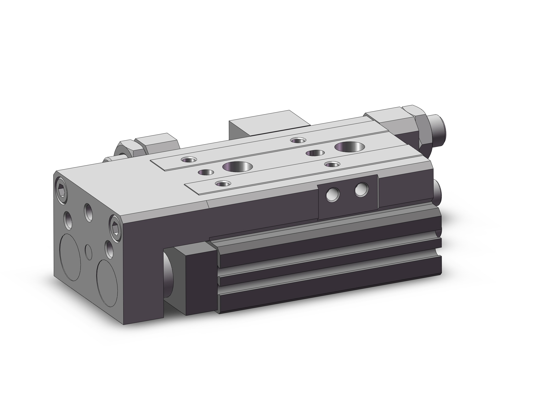 SMC 22-MXQ16-20A cyl, slide table, clean series, GUIDED CYLINDER