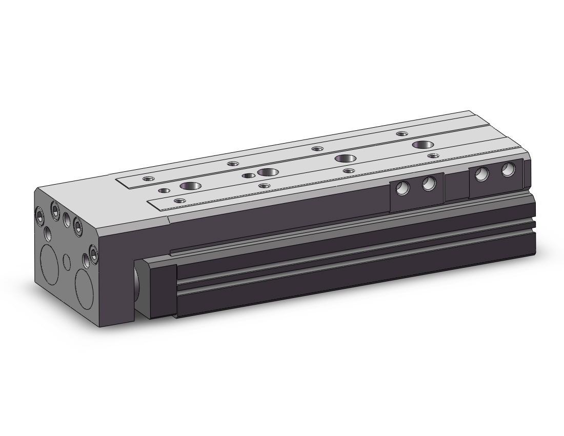 SMC 22-MXQ25-100 cyl, slide table, MXQ GUIDED CYLINDER