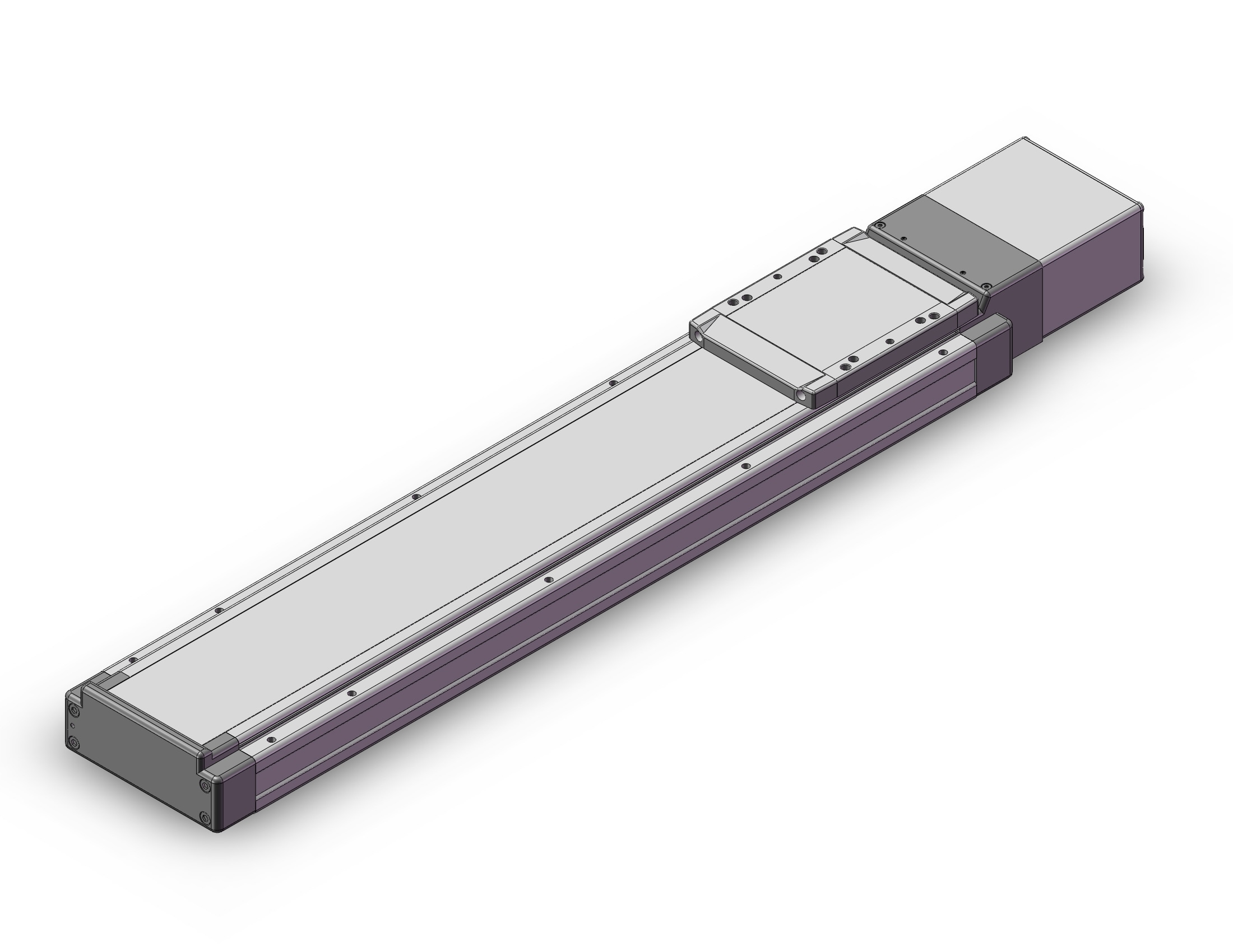 SMC 25A-LEJS63S7B-600 hi rigidity rodless slider, ball screw, ELECTRIC ACTUATOR