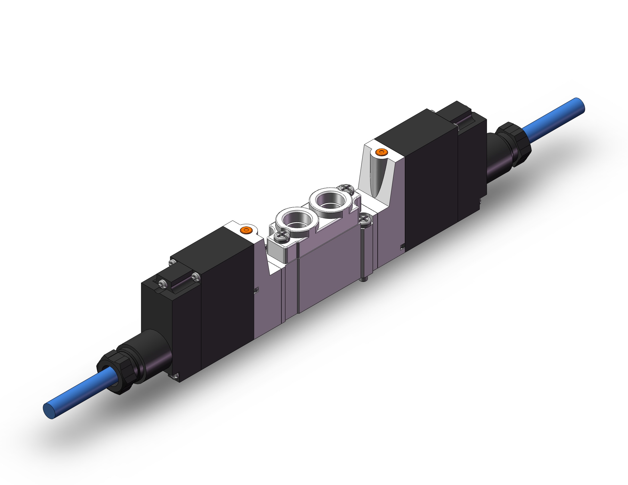 SMC 53-SY5220-TT3-N9 valve, dbl sol, body pt, 4/5 PORT SOLENOID VALVE