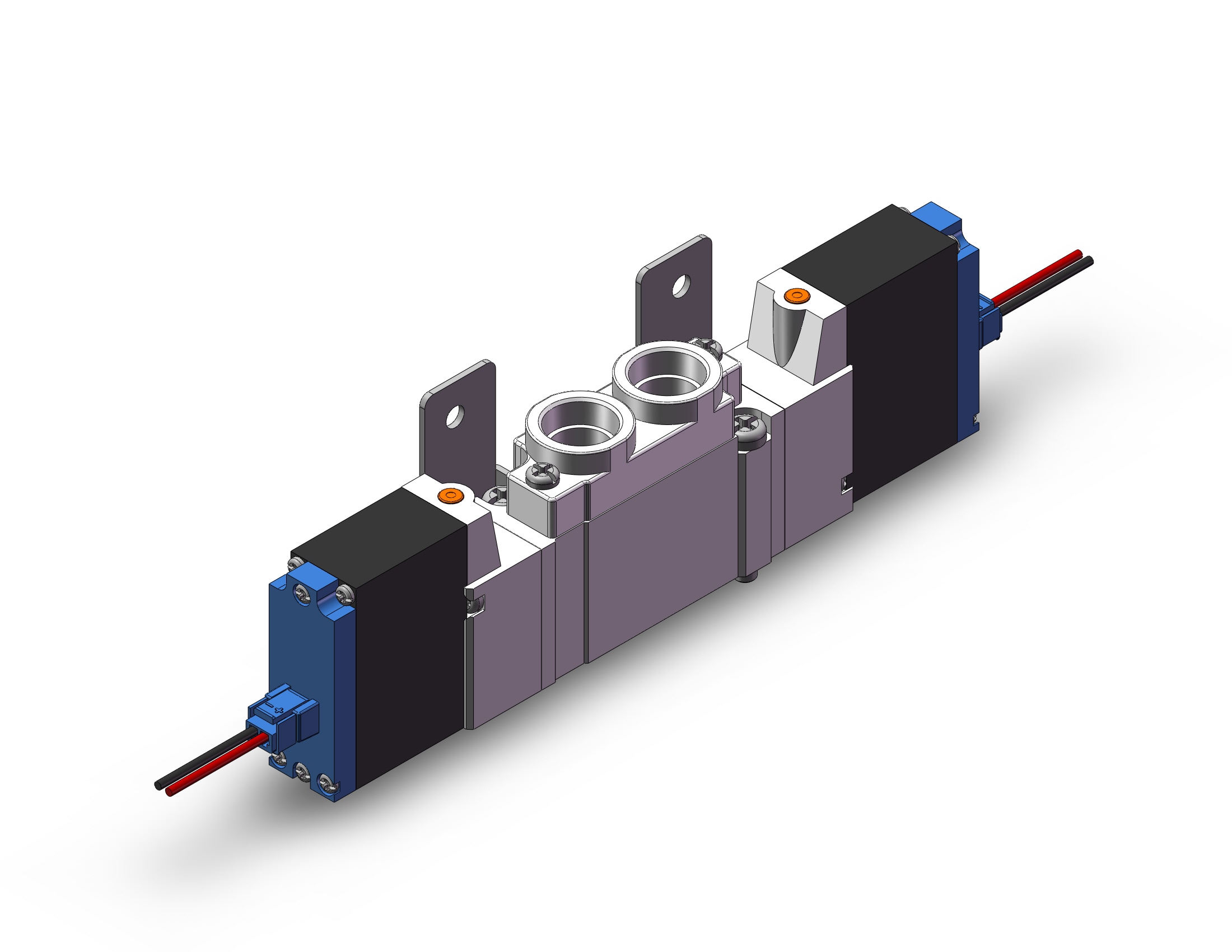 SMC 53-SY7220-L3-02N-F2 valve, 2pos/dbl intr. safe, 4/5 PORT SOLENOID VALVE