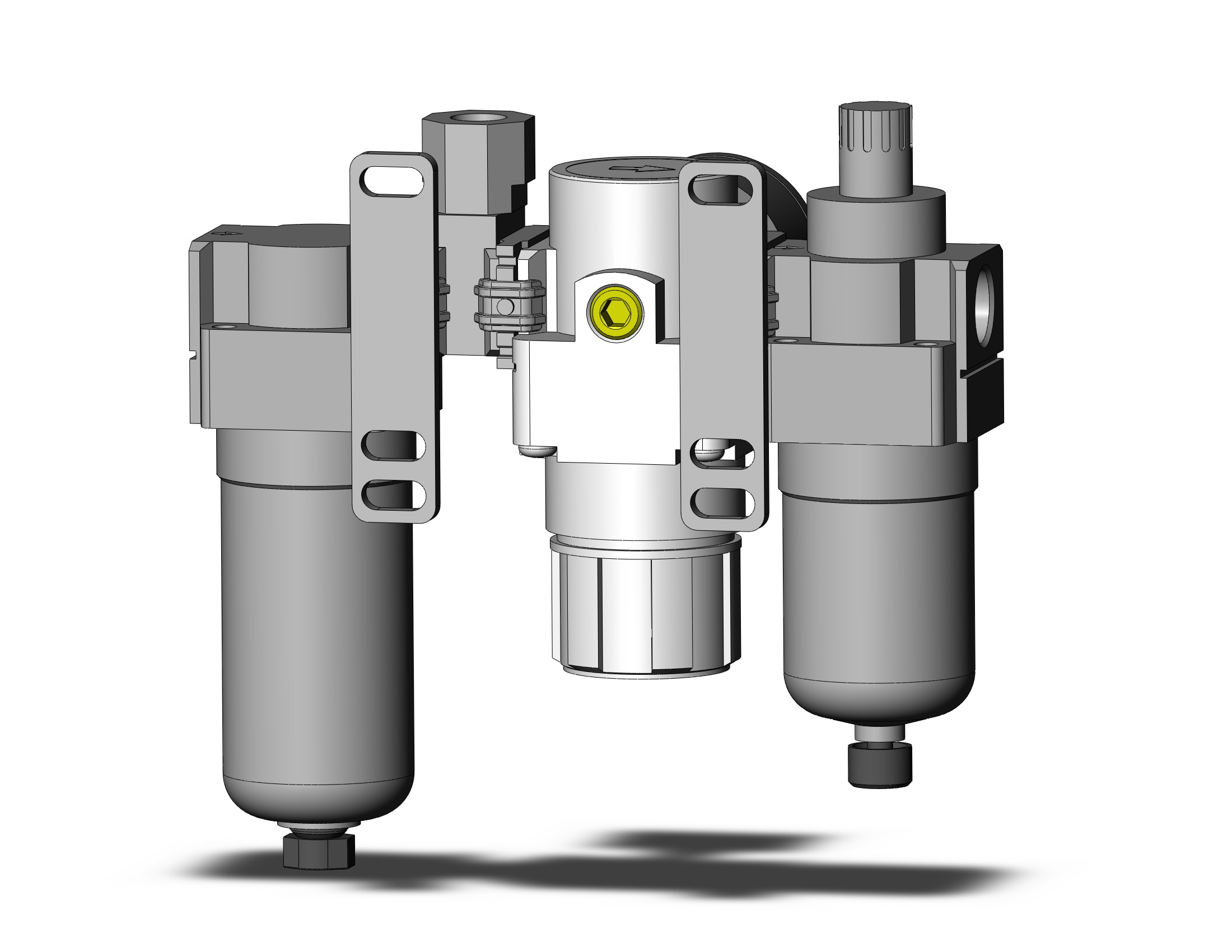 SMC AC20-N02CG-T-3CRZ-A f/r/l combo modular, MODULAR F.R.L.