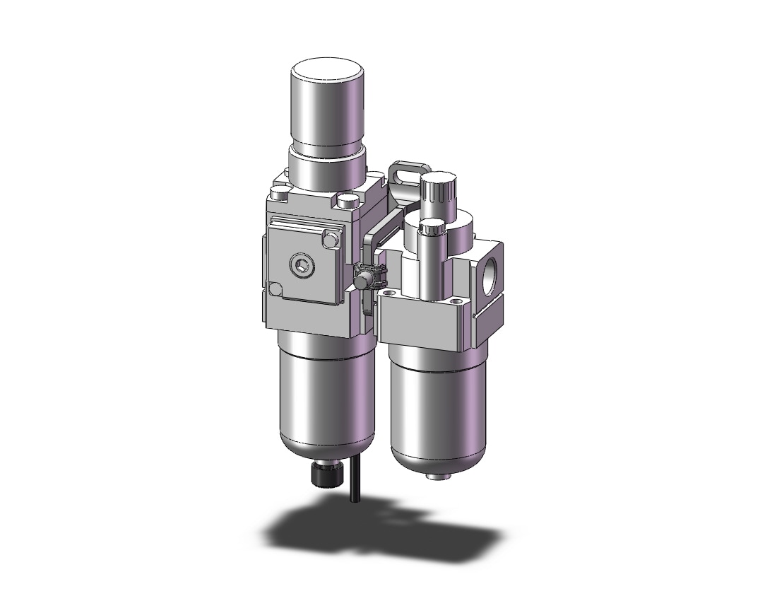 SMC AC20A-02E3-C-B fr/l combo modular, MODULAR F.R.L.