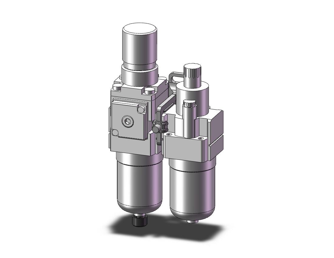 SMC AC20A-N02-6Z-B fr/l combo modular, MODULAR F.R.L.