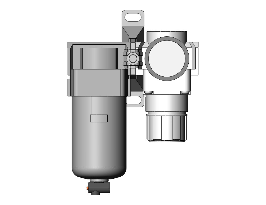 SMC AC25B-02M-A f/r combo modular, MODULAR F.R.L.