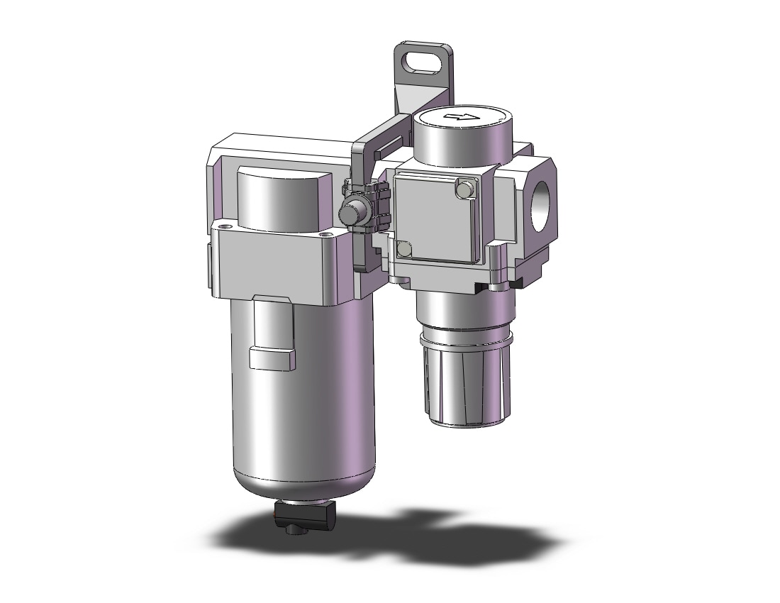 SMC AC25B-03-6-B f/r combo modular, MODULAR F.R.L.