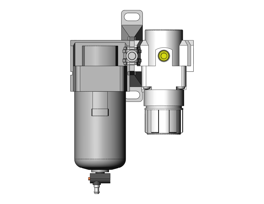 SMC AC25B-N02-WZ-A f/r combo modular, MODULAR F.R.L.