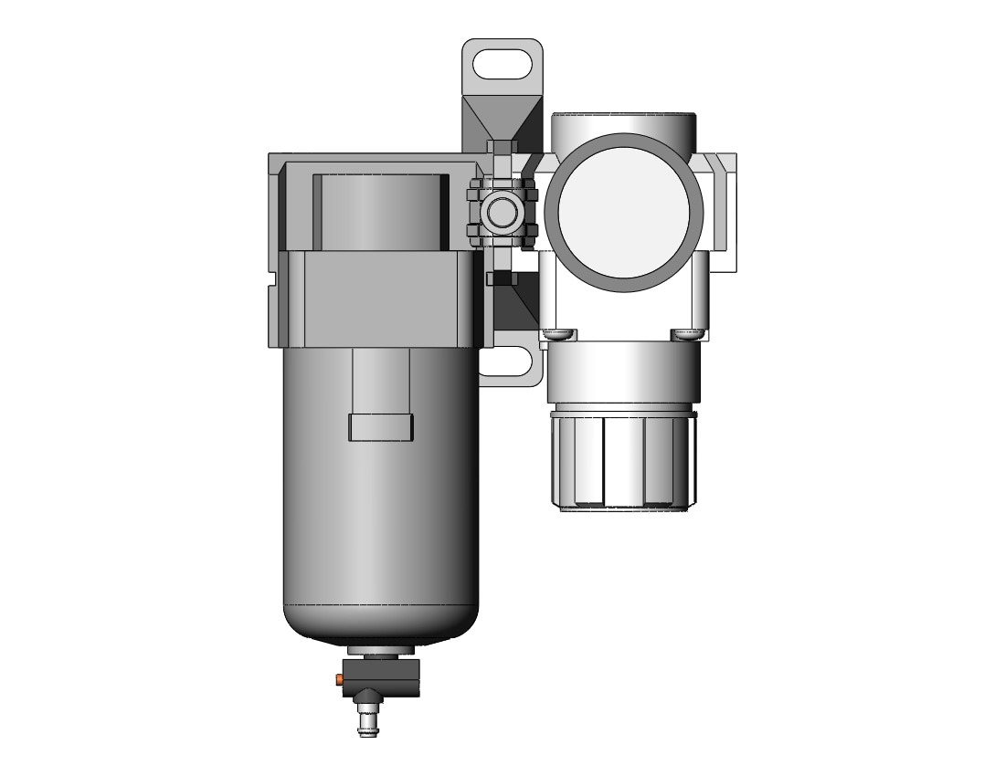 SMC AC25B-N02G-WZ-A f/r combo modular, MODULAR F.R.L.