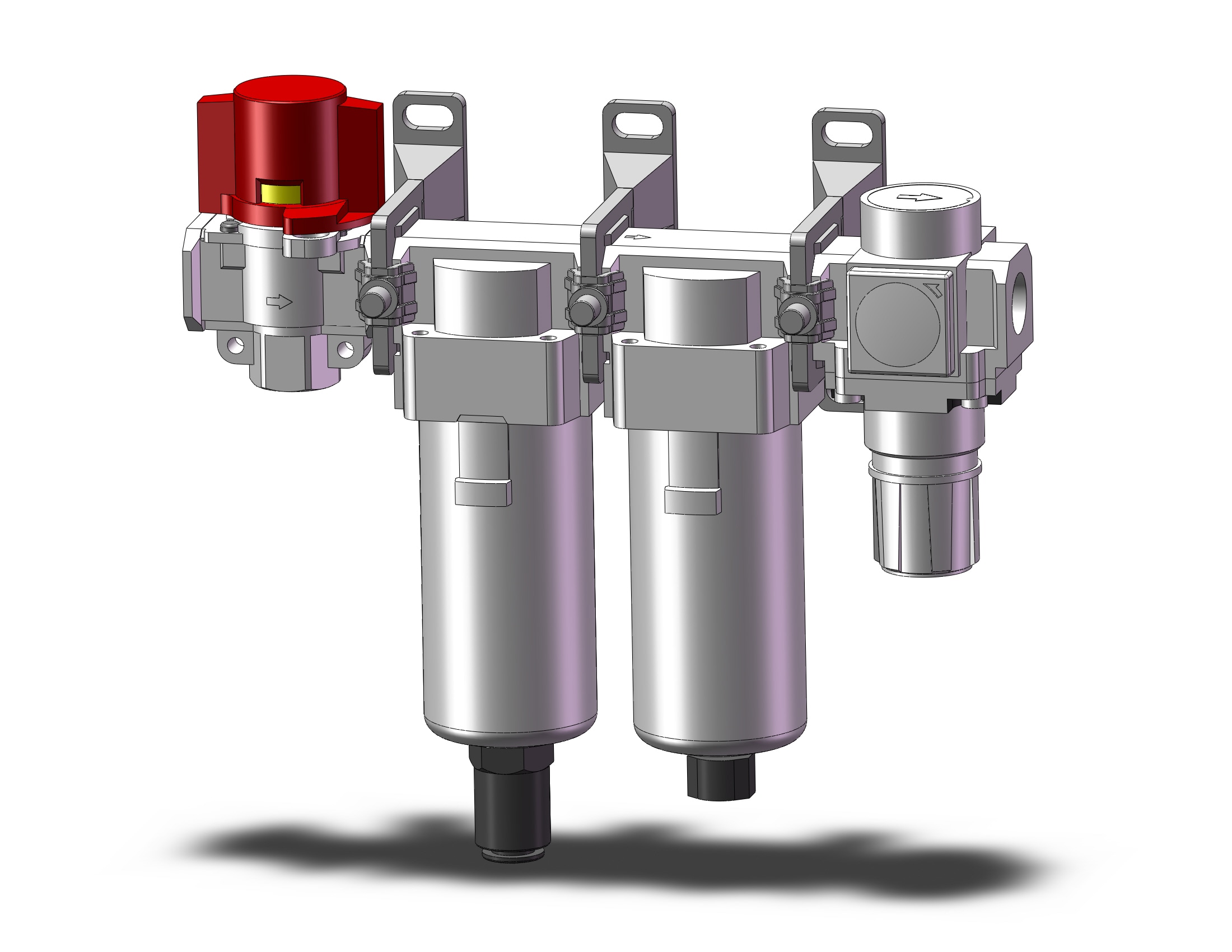 SMC AC25C-03CE-V1-2-B f/ms/r combo modular, MODULAR F.R.L.