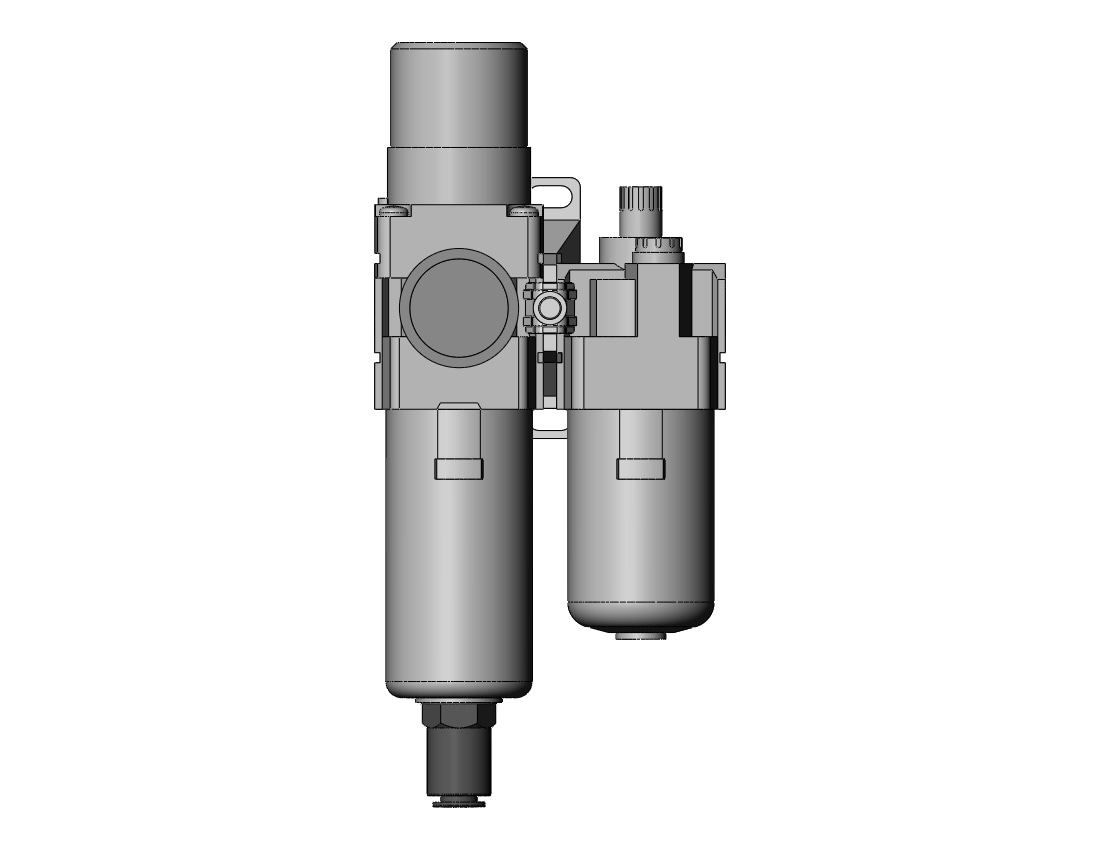 SMC AC30A-N03CG-6Z-A fr/l combo modular, MODULAR F.R.L.