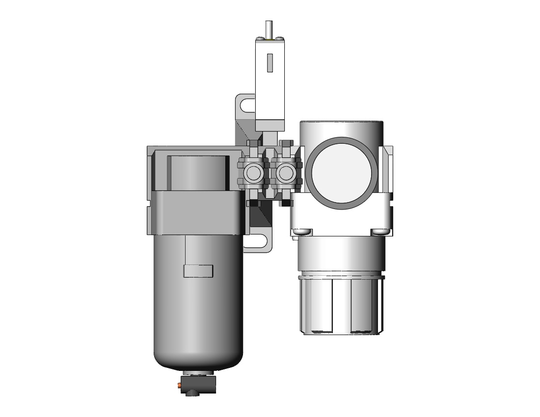 SMC AC30B-02M-S-A f/r combo modular, MODULAR F.R.L.