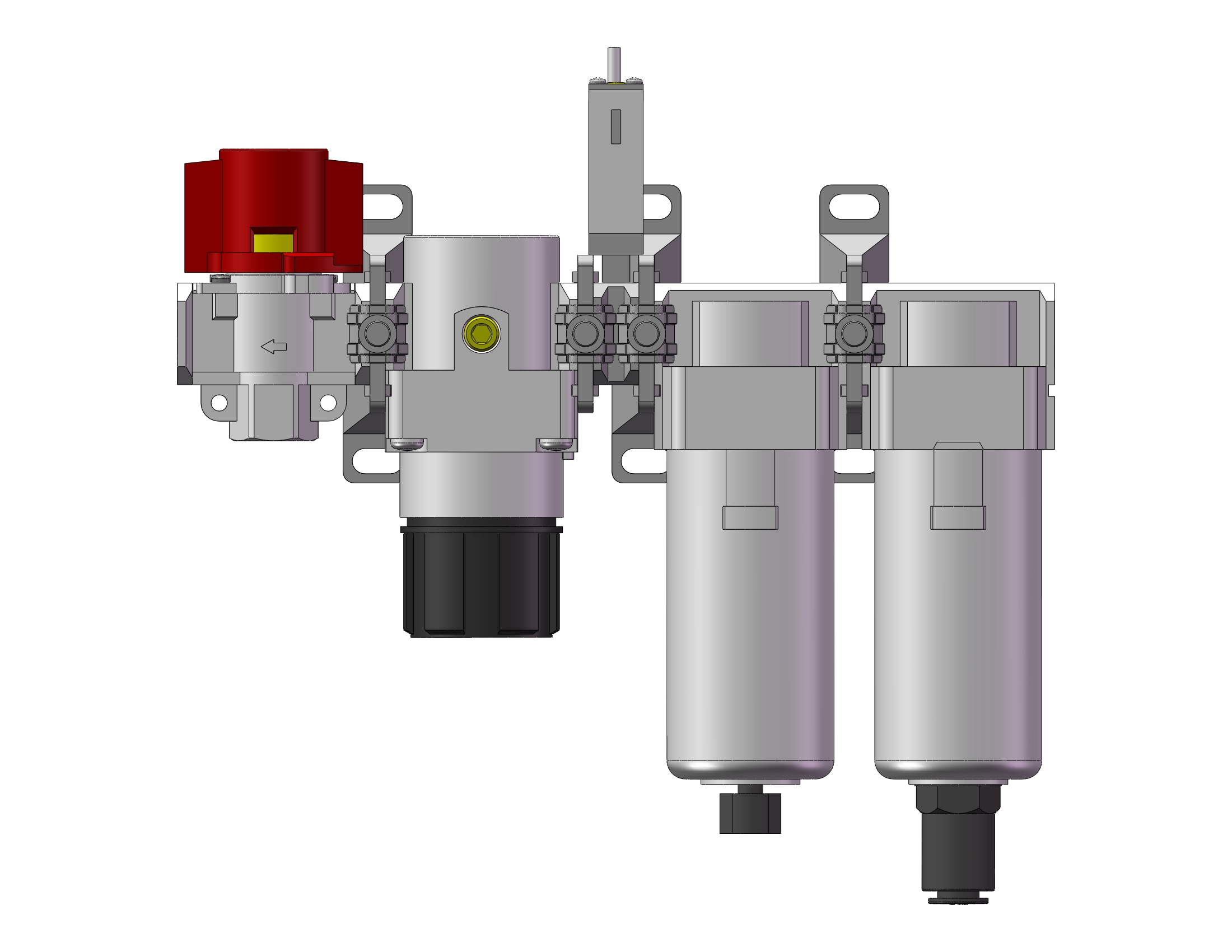 SMC AC30C-N03C-SV-RZ-A f/ms/r combo modular, MODULAR F.R.L.