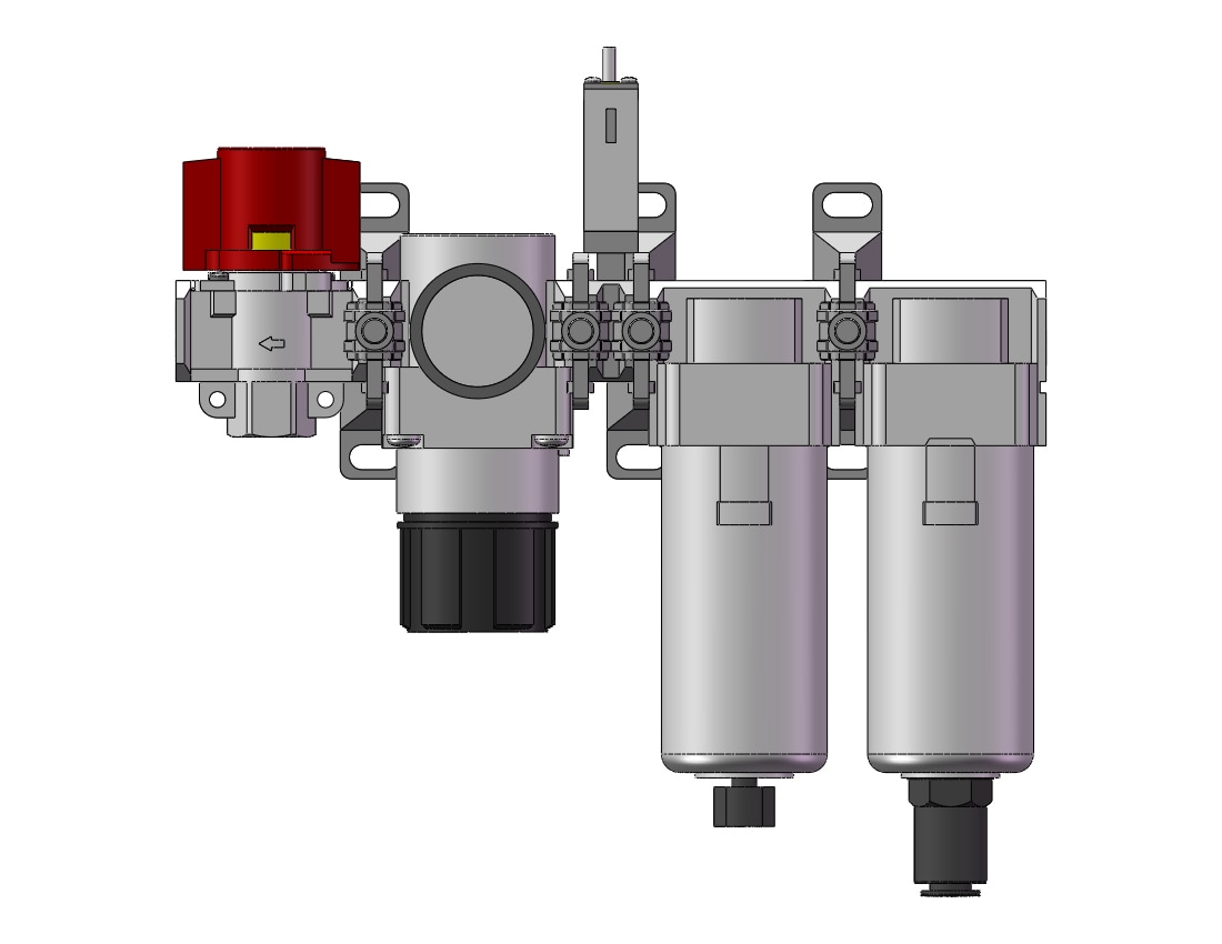 SMC AC30C-N03CG-SV-RZ-A f/ms/r combo modular, MODULAR F.R.L.