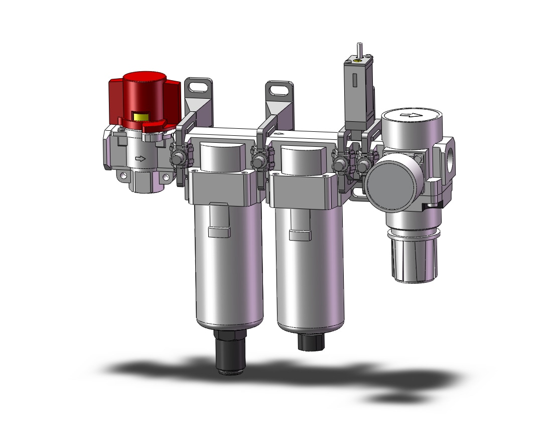 SMC AC30C-N03DG-SV1-6Z-B f/ms/r combo modular, MODULAR F.R.L.