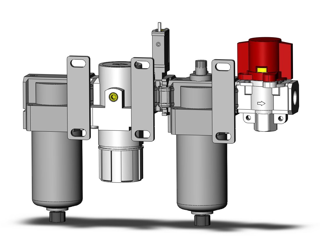 SMC AC40-03-SV-2R-A f/r/l combo modular, MODULAR F.R.L.